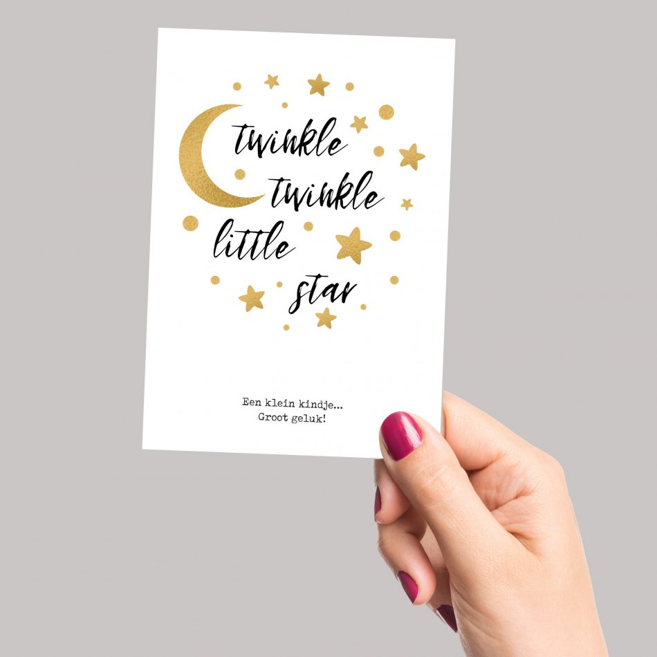 Geboorte Twinkle twinkle little star