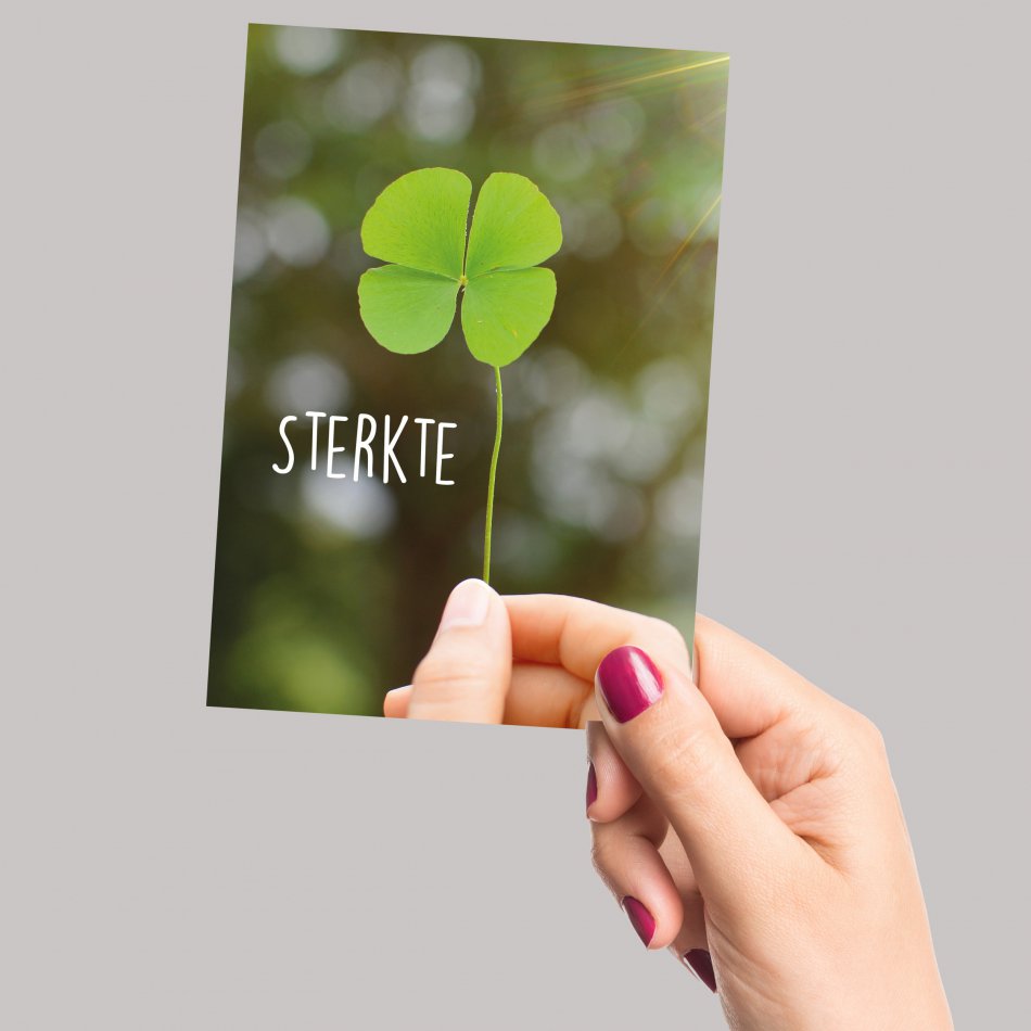Beterschap Sterkte - klavertje vier