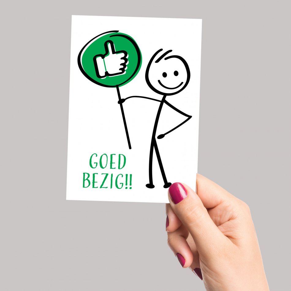 Compliment Goed bezig