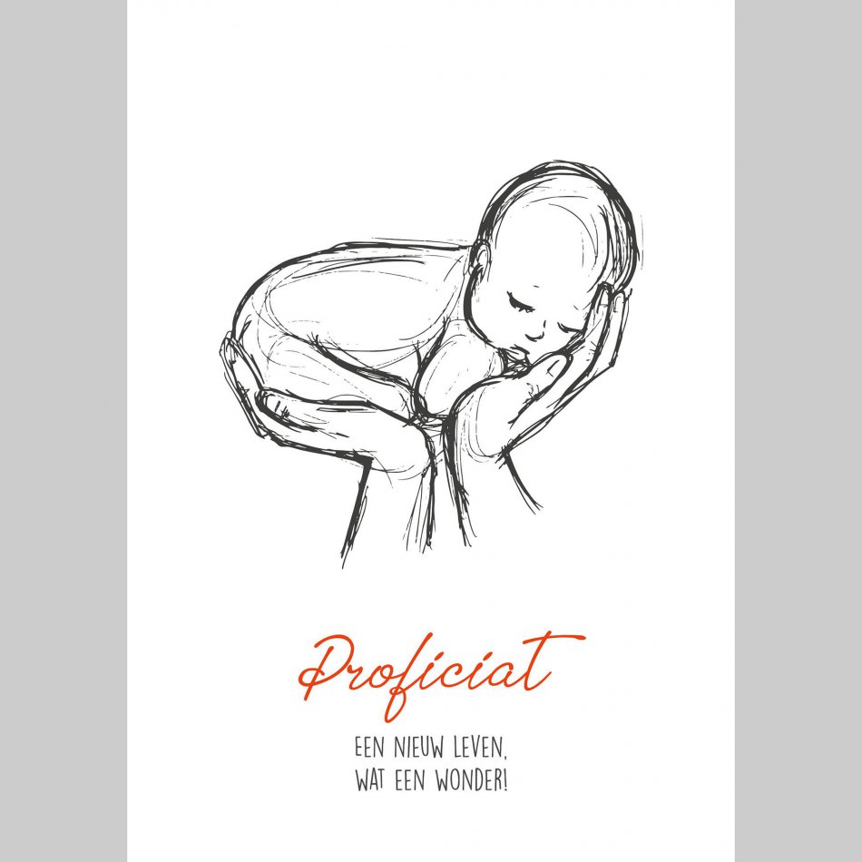 Geboorte Proficiat een nieuw leven