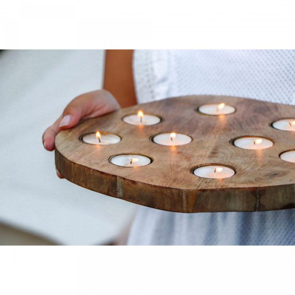 Kaarsenplank groot waxine