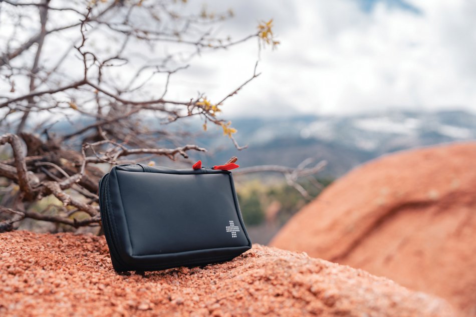 RCS gerecycled nubuck PU etui EHBO-set