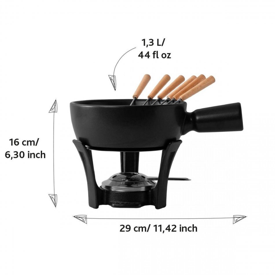 Fondue Set Nero