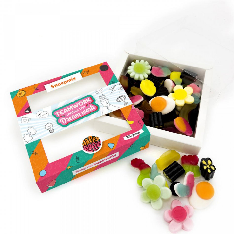 Snoeppakket Teamwork makes the Dream work