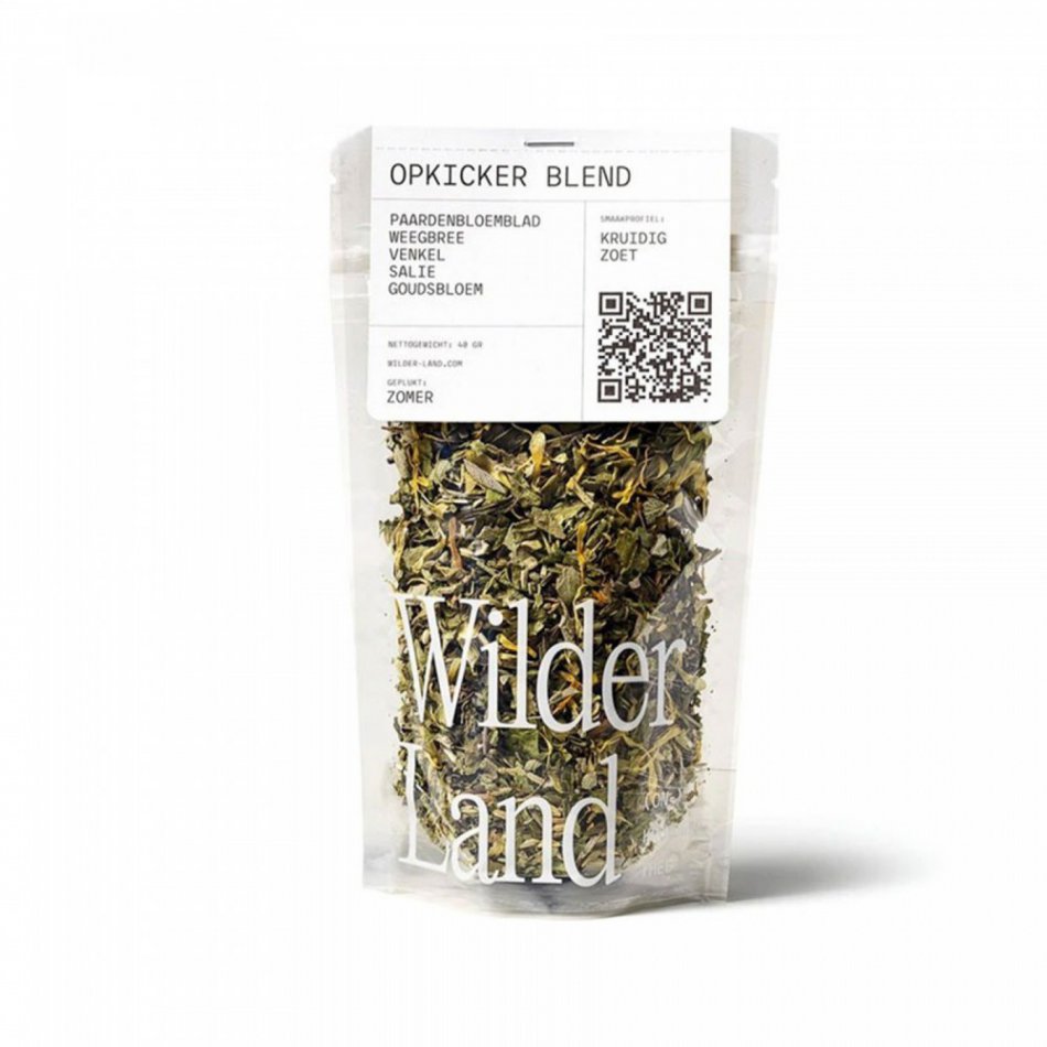Wilder Land (On)kruidenthee - Opkicker Blend 40 gram