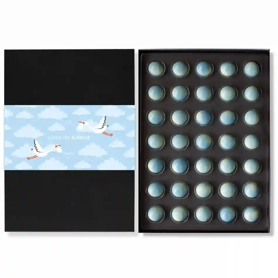 Geboorte Bonbons Blauw 35 stuks
