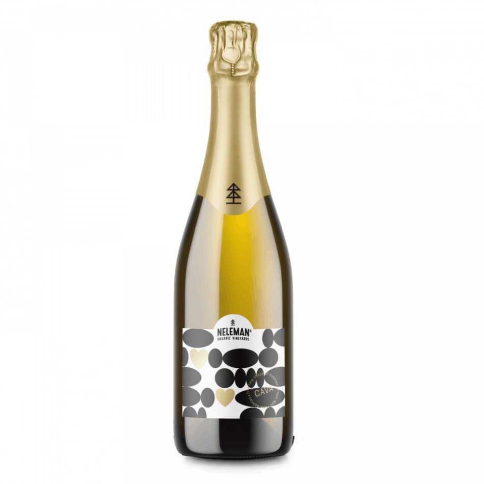 Neleman Cava Brut Pinot Noir Chardonnay Organic